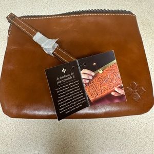 Pacini leather hand wristlet, New with tag